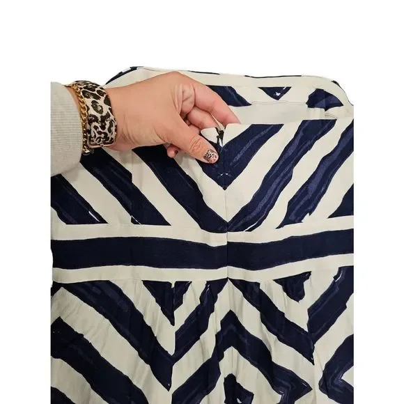 Vineyard Vines Strapless Maxi Dress Resort Cruise Diamond print Cocktail - Picture 11 of 11